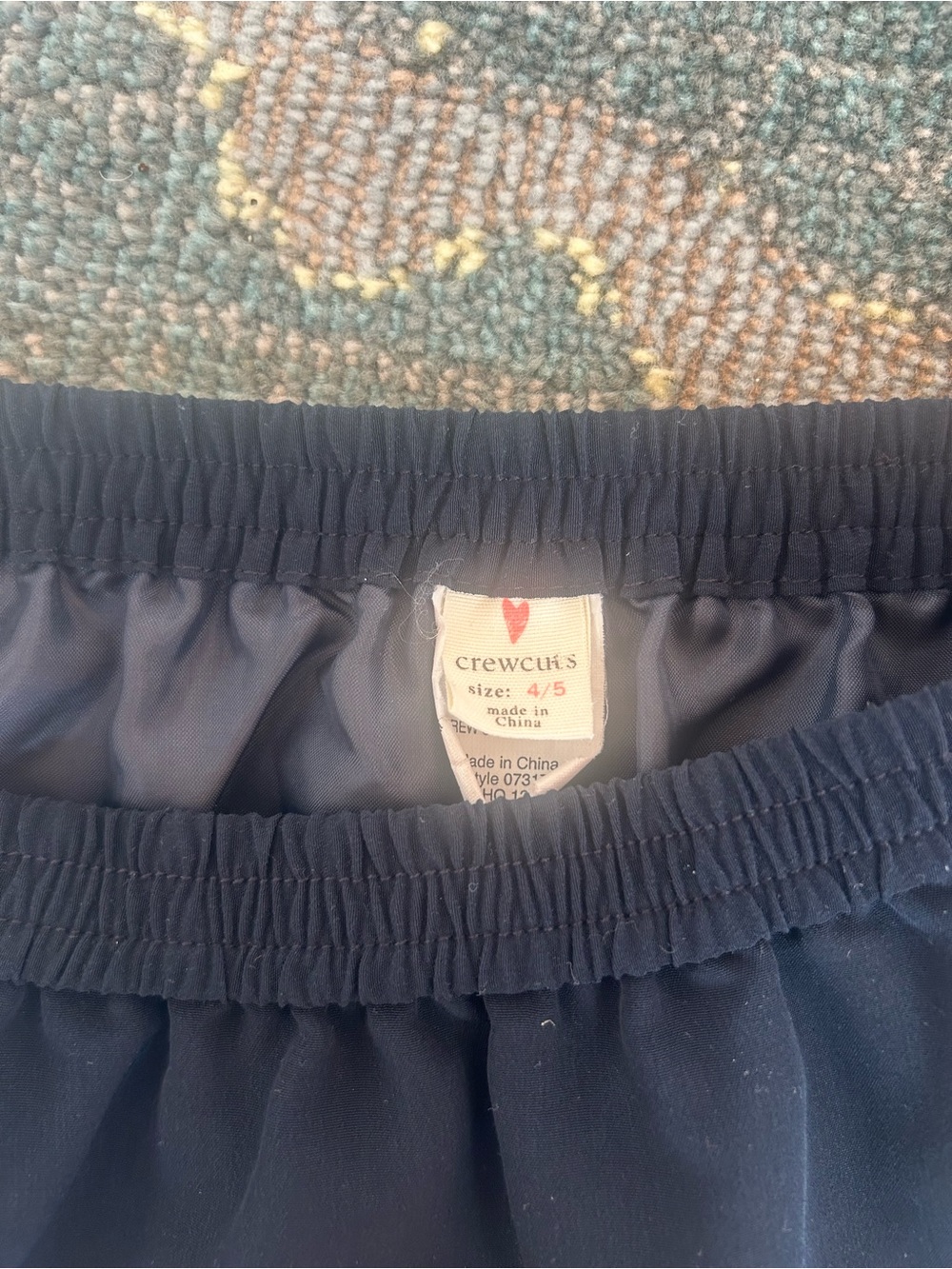 Crewcuts Girls' Navy Tiered Skirt - Picture 2 of 3